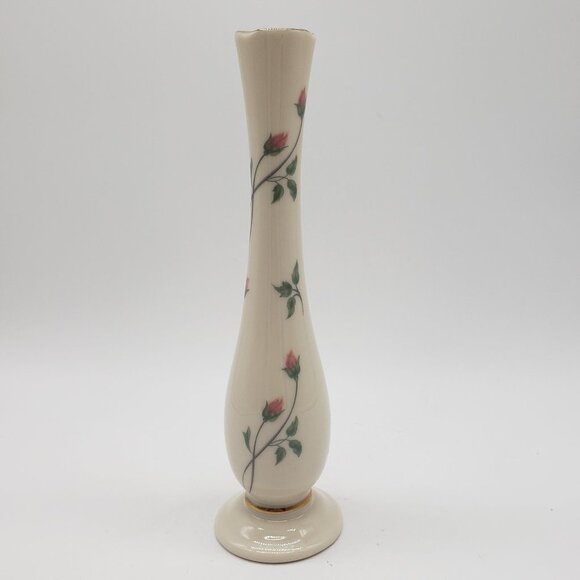 Lenox Rose Manor Porcelain Bud Vase 7.5" (H) - Picture 8 of 8